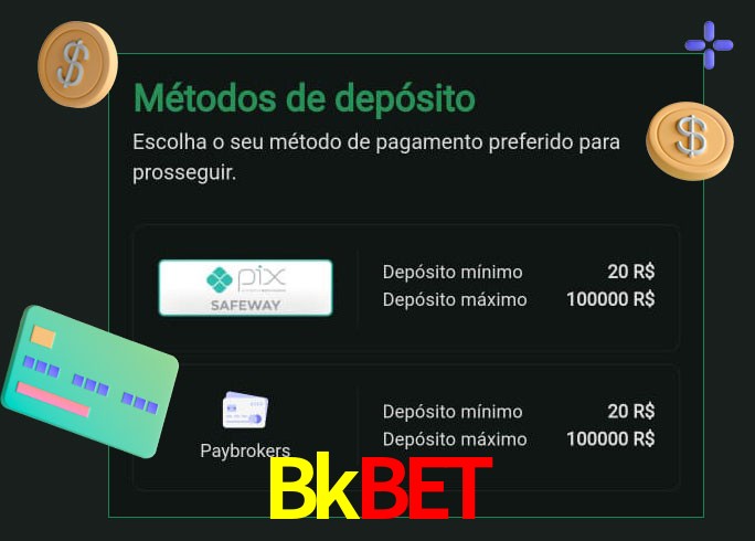 O cassino Bkbet oferece uma grande variedade de métodos de pagamento